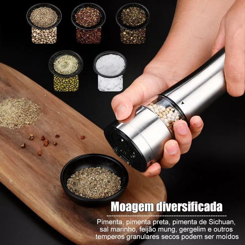 Moedor e Triturador de Pimenta e Sal Doce Habitat