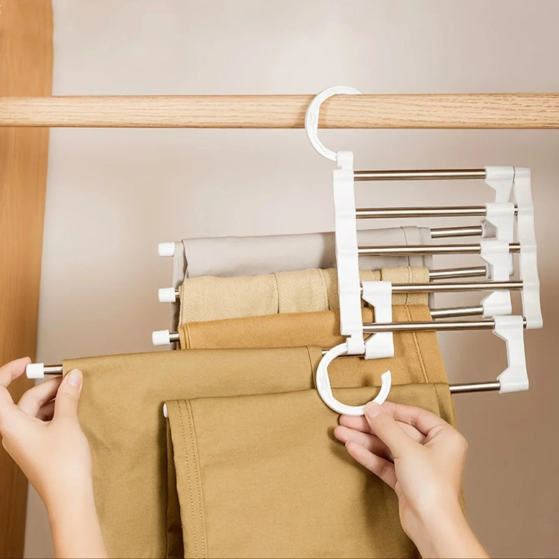 Cabide de Roupa Multifuncional 5 em 1 Retrátil Doce Habitat