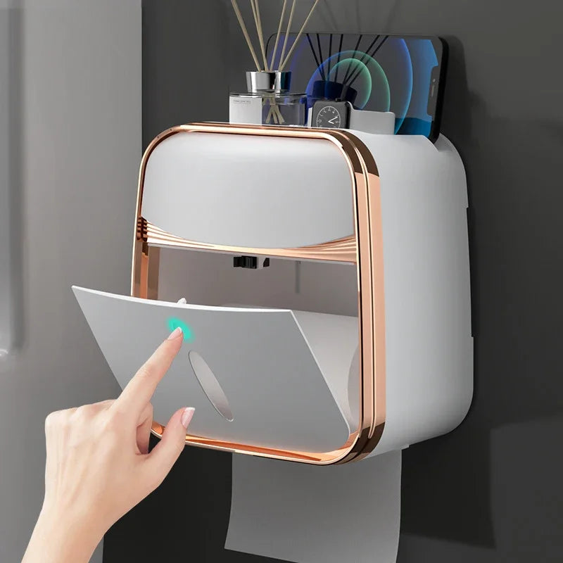 Porta Papel Higiênico Impermeável de Parede Doce Habitat