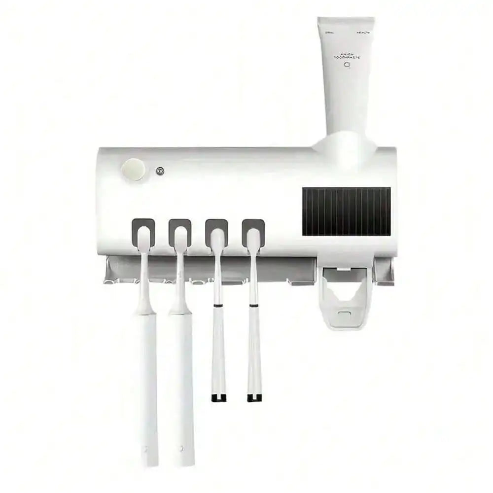 Porta Escova de Dente com Dispenser de Pasta - Doce Habitat
