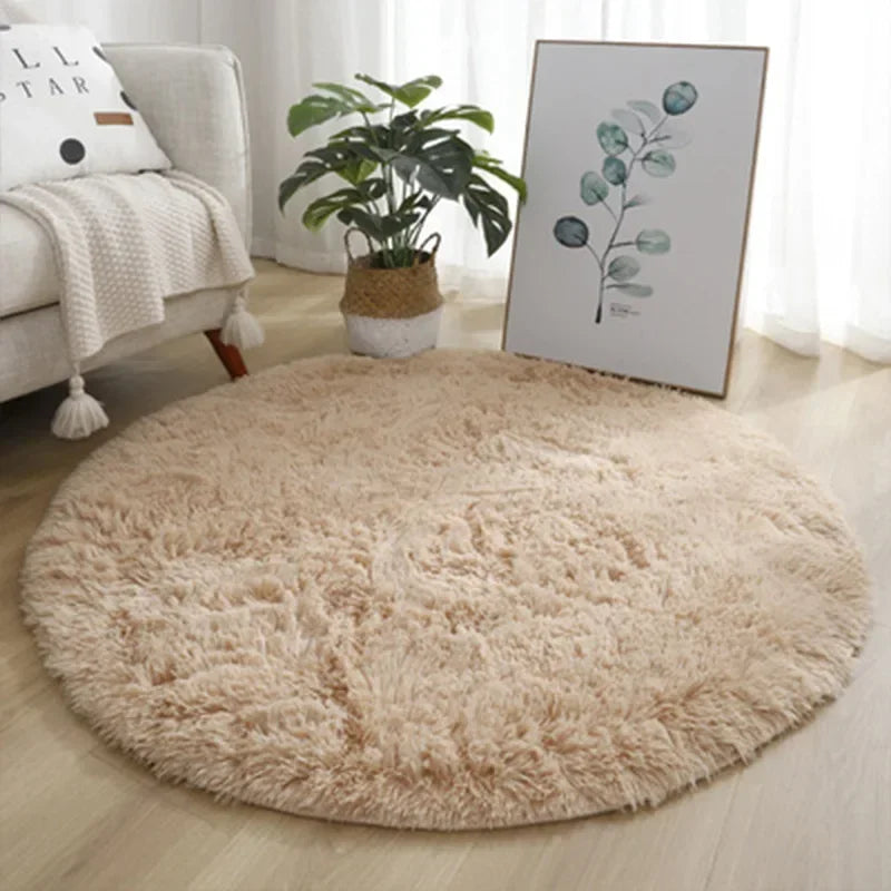 Tapete Redondo Para Quarto Luzem Doce Habitat