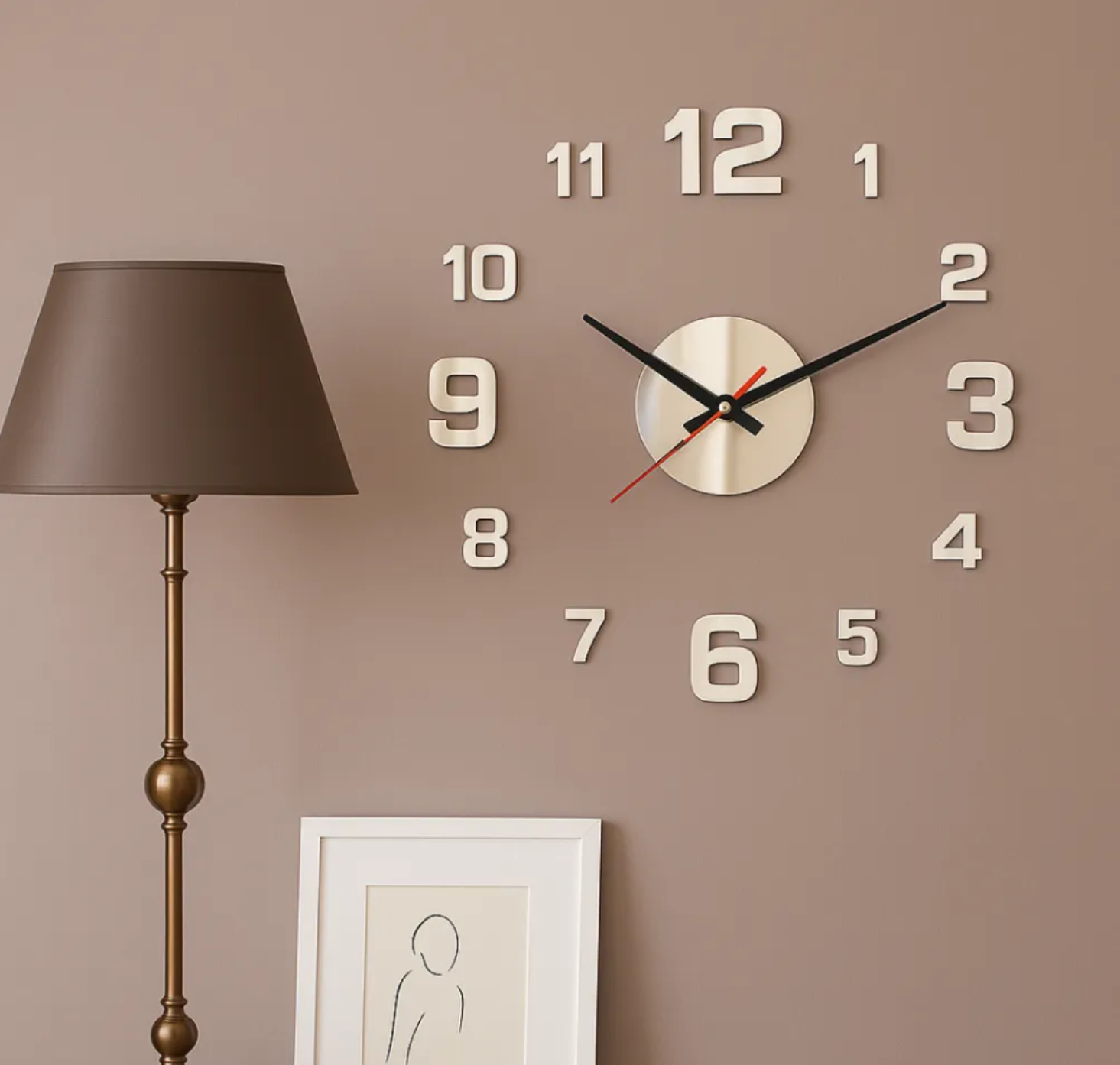 Relógio de Parede Decorativo Grande para Cozinha e Sala – Doce Habitat