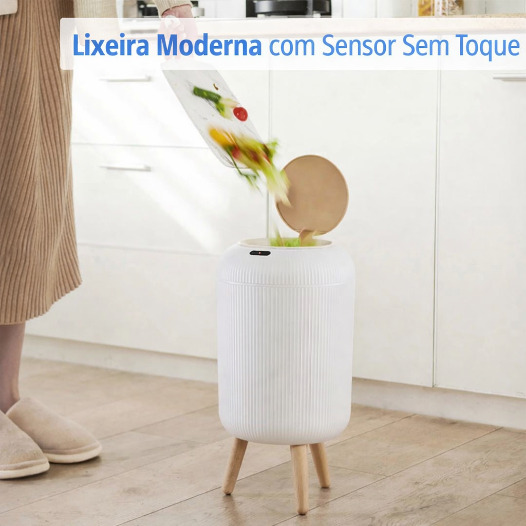 Lixeira Automática Com Sensor Doce Habitat Lit