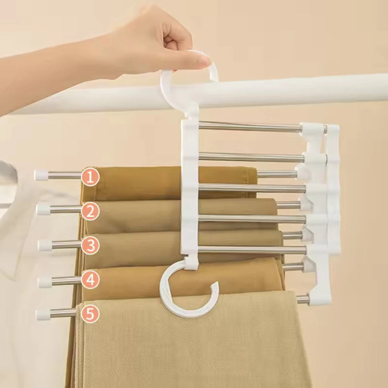 Cabide de Roupa Multifuncional 5 em 1 Retrátil Doce Habitat