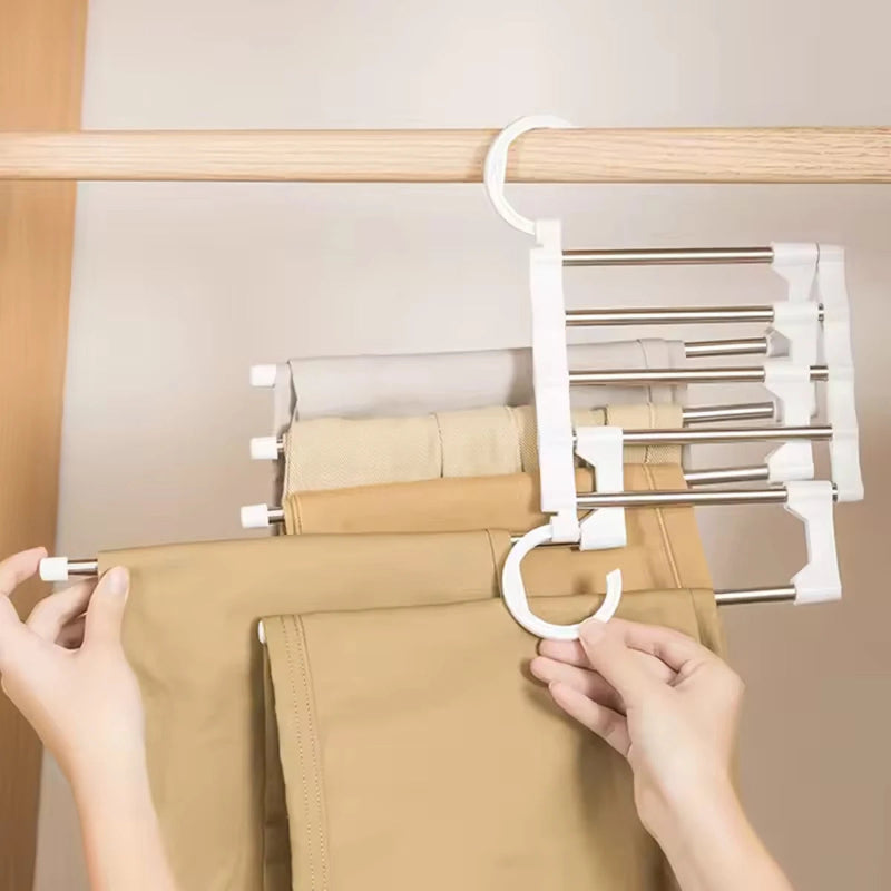 Cabide de Roupa Multifuncional 5 em 1 Retrátil Doce Habitat