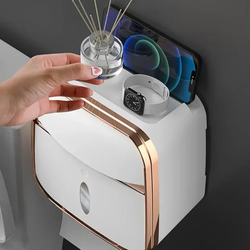 Porta Papel Higiênico Impermeável de Parede Doce Habitat