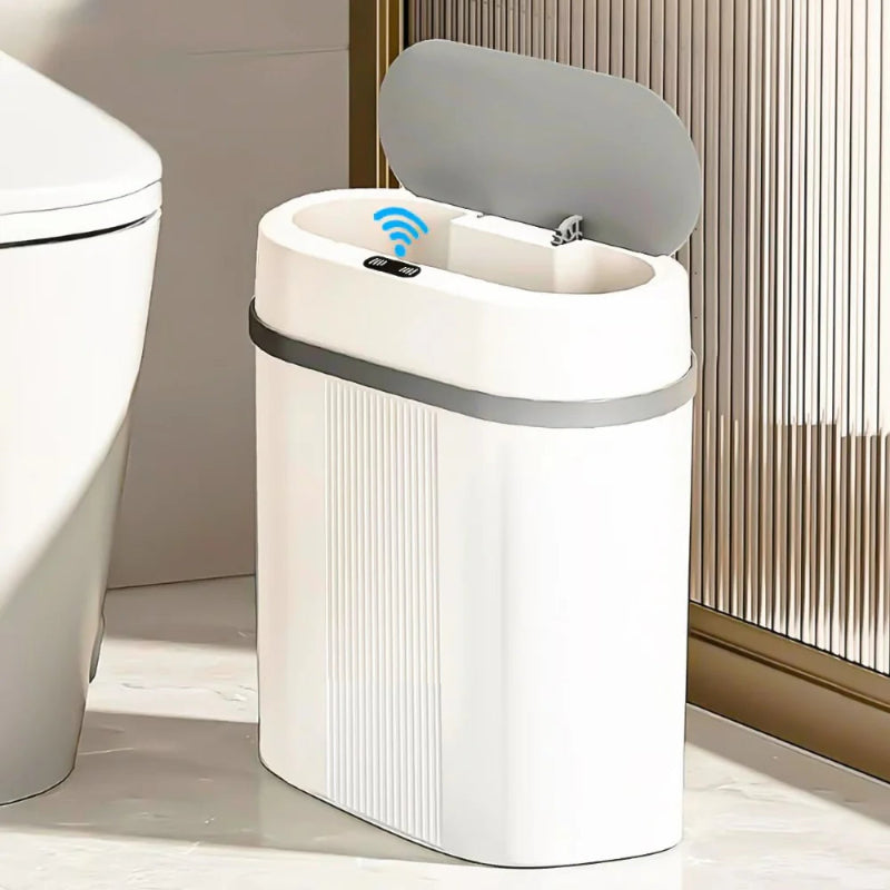Lixeira Automática Com Sensor Inteligente Para Banheiro Doce Habitat