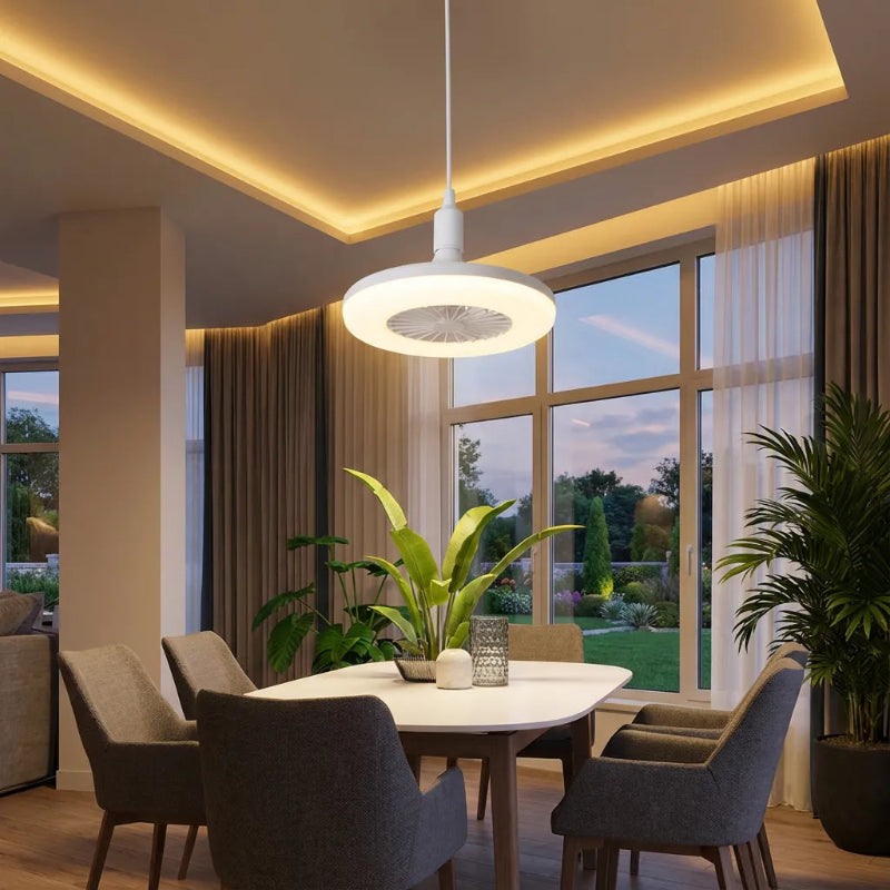 Ventilador de Teto com Luminária Doce Habitat