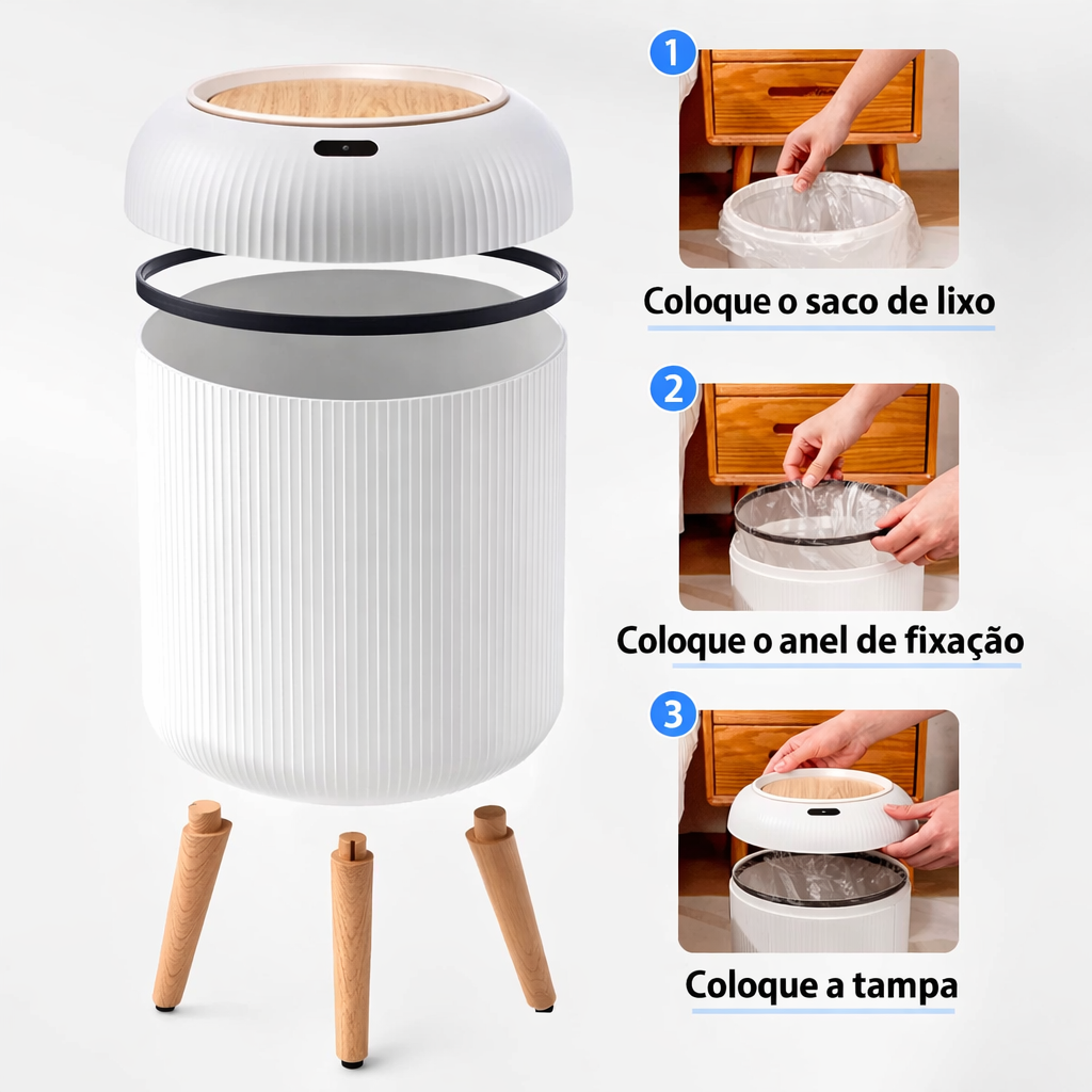 Lixeira Automática Com Sensor Doce Habitat Lit